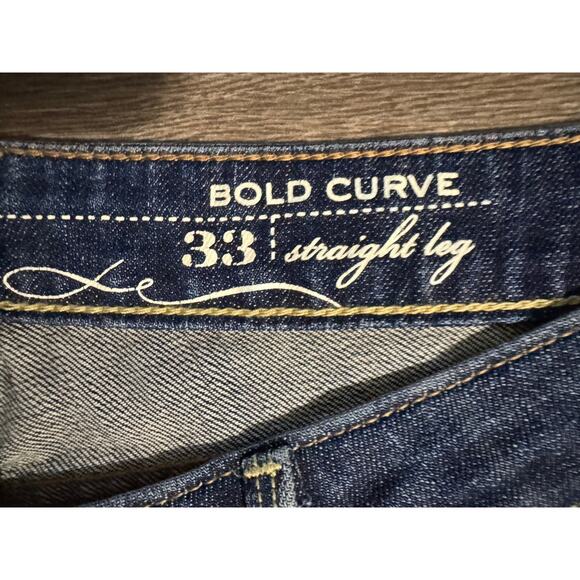 Levi's Bold Curve Straight Leg Dark Wash Jeans Size 33 x 32 NWT - Picture 6 of 10